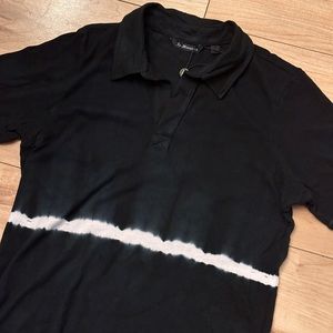 La Miniatura Kids Black Tissue Cotton Polo
